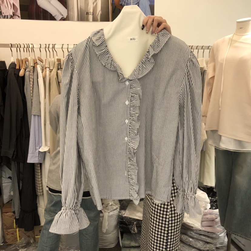 SALONDEMAG東大門代購女士新款真品推薦人氣26春夏襯衫蕾絲衫SALONDEMAG襯衫/蕾絲衫圖色2