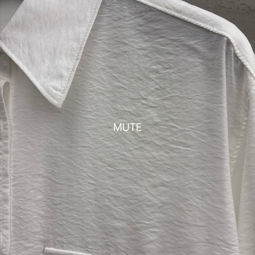 MUTE-P韓國代購女士新品人氣熱賣26春夏時尚職業襯衫蕾絲衫MUTE襯衫/蕾絲衫