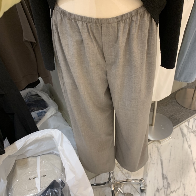 ARCHITEKT韓國代購女士新款人氣時尚職業推薦熱賣26春夏休閑褲ARCHITEKT休閑褲圖色1