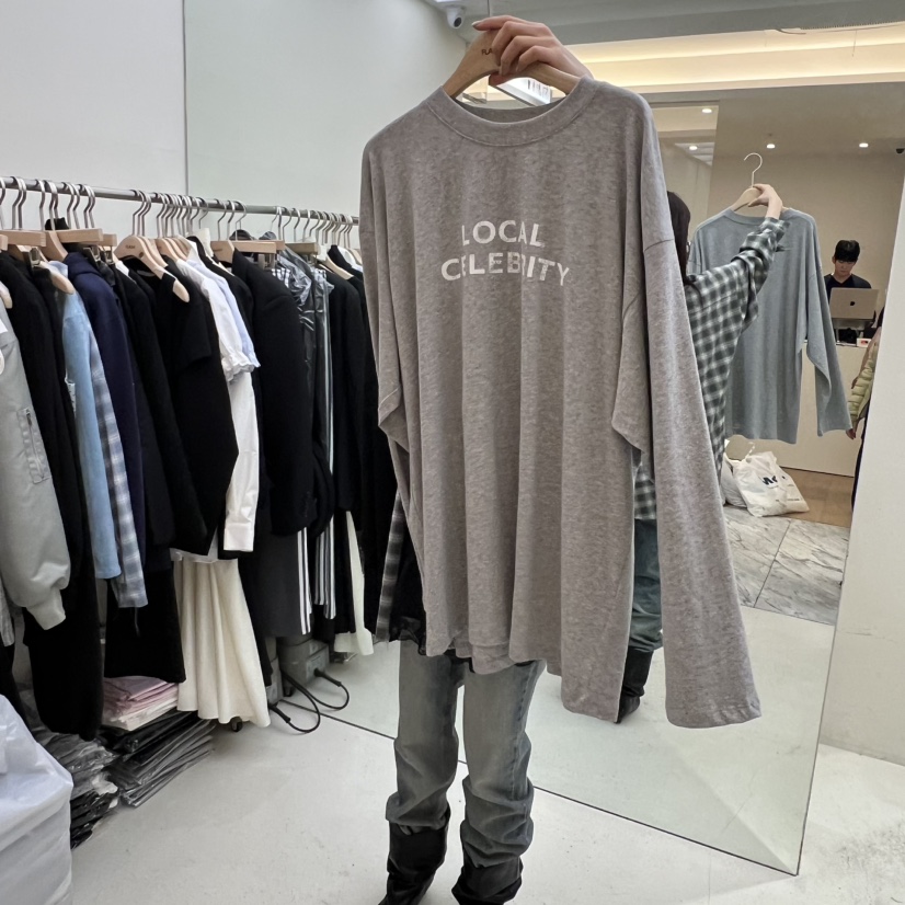 FLAUNT東大門實拍女士新品熱賣人氣真品時尚長袖T恤不含項鏈FLAUNT長袖T恤圖色2