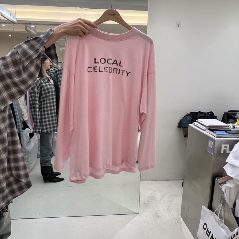 FLAUNT東大門實拍女士新品熱賣人氣真品時尚長袖T恤不含項鏈FLAUNT長袖T恤圖色3