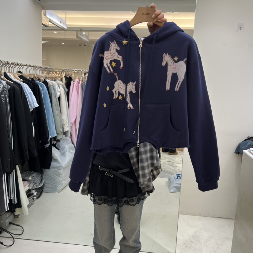 FLAUNT東大門實拍女裝新品推薦人氣時尚真品休閑熱賣夾克FLAUNT夾克圖色1