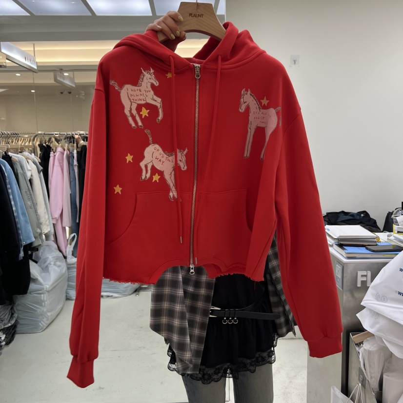 FLAUNT東大門實拍女裝新品推薦人氣時尚真品休閑熱賣夾克FLAUNT夾克圖色3