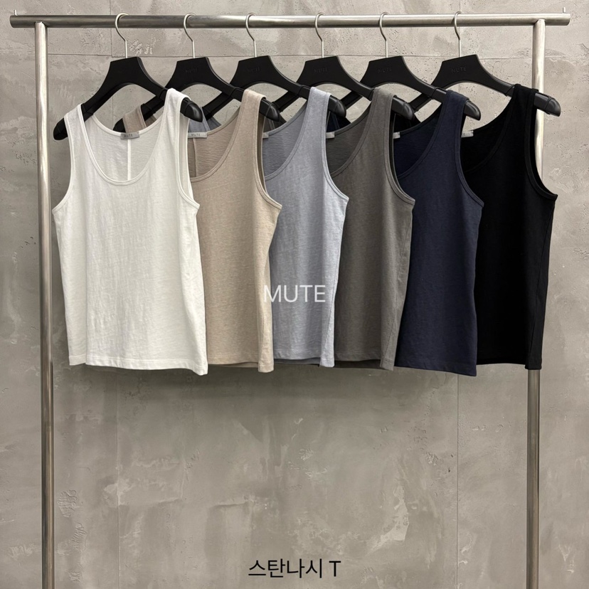 MUTE-P韓國代購女士新品真品職業時尚休閑熱賣26春夏吊帶背心MUTE吊帶/背心