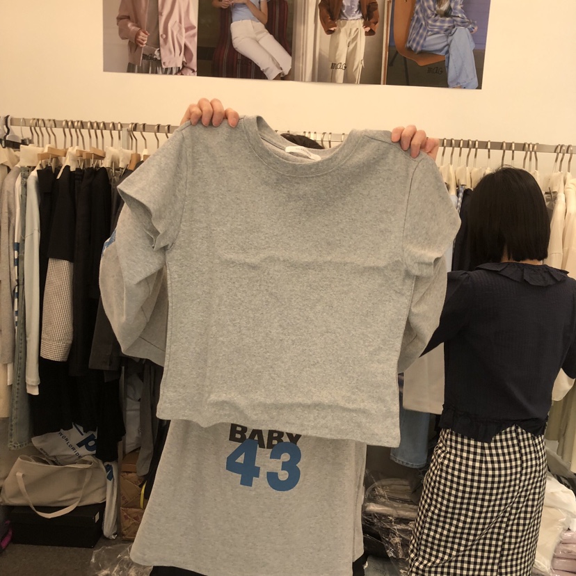 SALONDEMAG韓國代購女士新款時尚人氣真品推薦26春夏熱賣T恤SALONDEMAGT恤圖色2