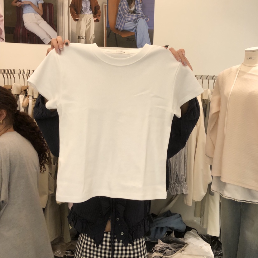 SALONDEMAG韓國代購女士新款時尚人氣真品推薦26春夏熱賣T恤SALONDEMAGT恤圖色3