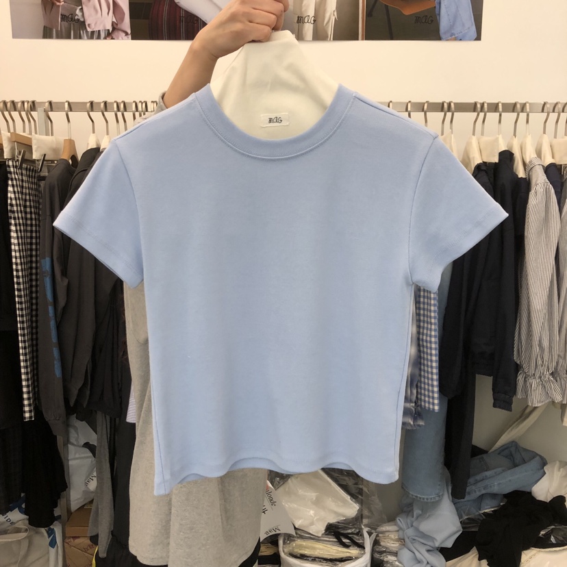 SALONDEMAG韓國代購女士新款時尚人氣真品推薦26春夏熱賣T恤SALONDEMAGT恤圖色4