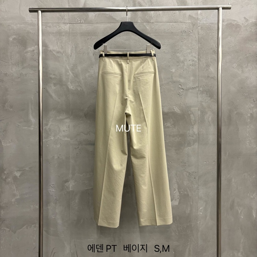 MUTE-P東大門代購女士新品時尚真品休閑職業休閑褲含腰帶MUTE休閑褲