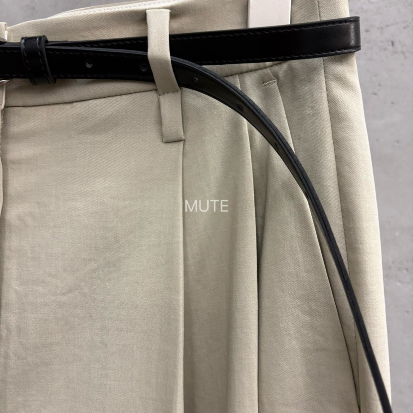MUTE-P東大門代購女士新品時尚真品休閑職業休閑褲含腰帶MUTE休閑褲