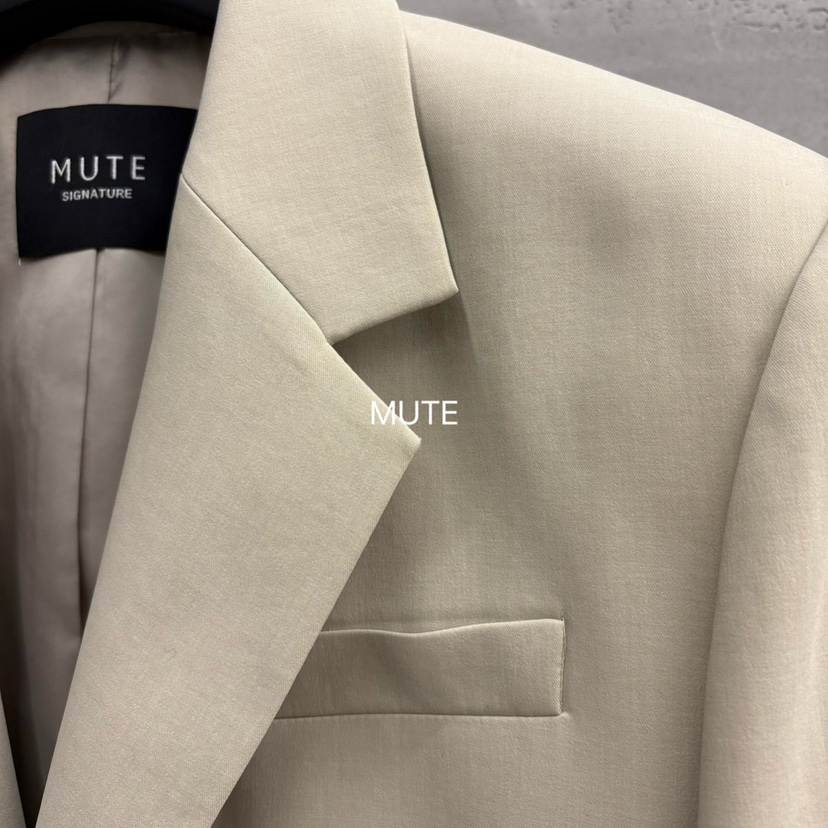 MUTE-P韓國直郵女裝新品熱賣休閑人氣職業推薦26春夏夾克MUTE夾克