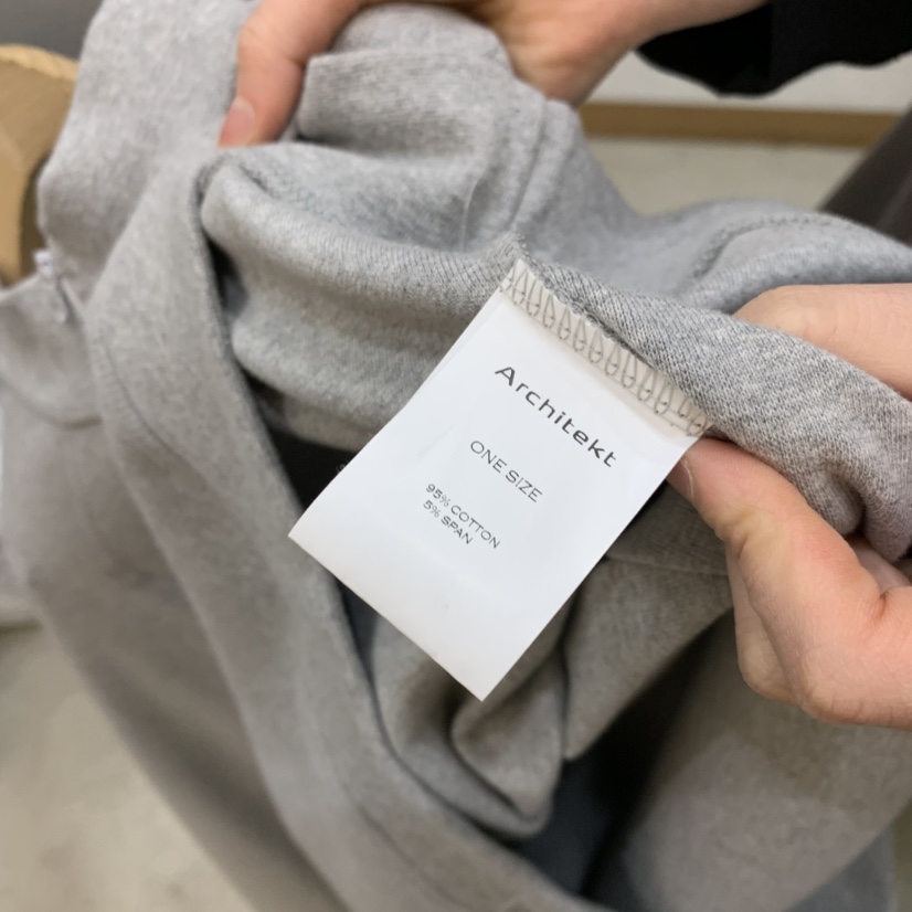 ARCHITEKT東大門實拍女裝新品26春夏職業人氣推薦衛衣拉鏈ARCHITEKT衛衣