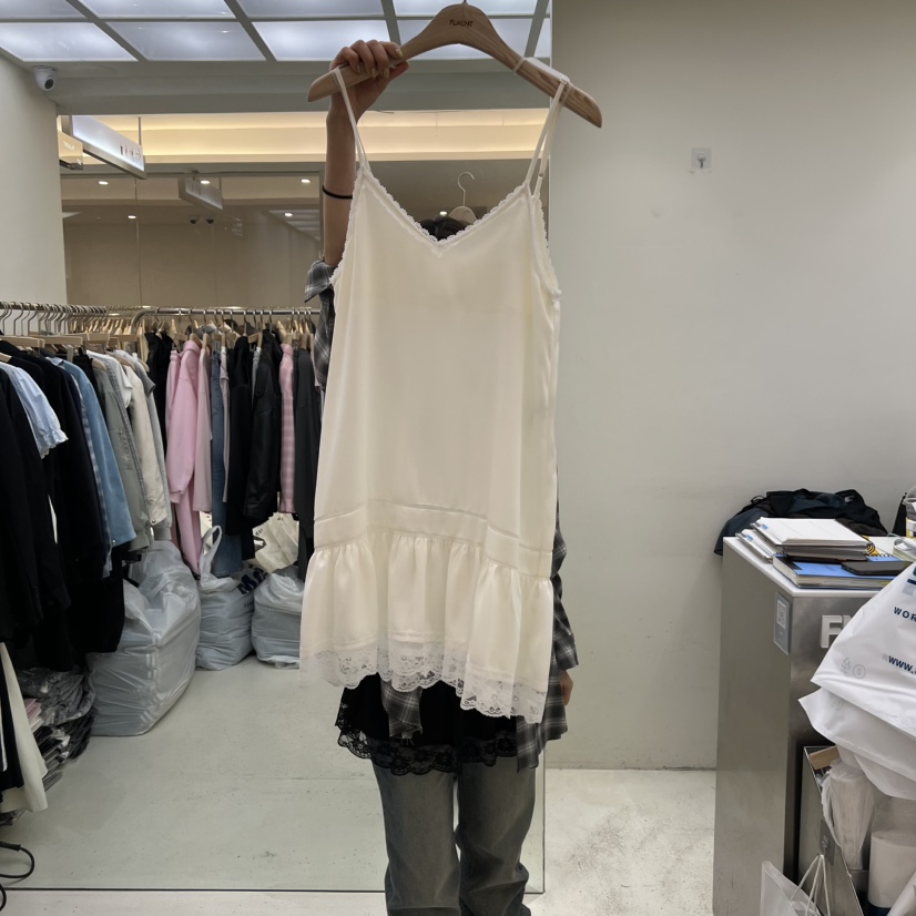 FLAUNT韓國代購女士新品推薦26春夏人氣職業連衣裙不含腰帶FLAUNT連衣裙圖色1