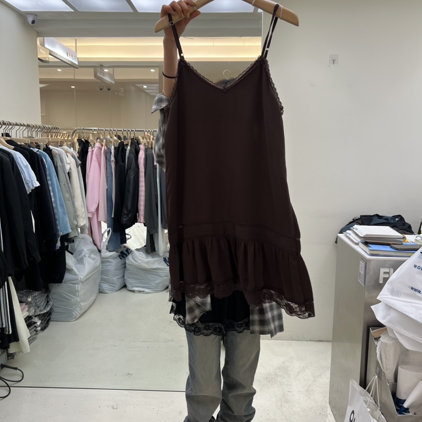 FLAUNT韓國代購女士新品推薦26春夏人氣職業連衣裙不含腰帶FLAUNT連衣裙圖色2