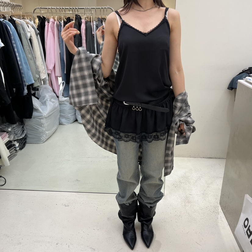 FLAUNT韓國代購女士新品推薦26春夏人氣職業連衣裙不含腰帶FLAUNT連衣裙圖色3