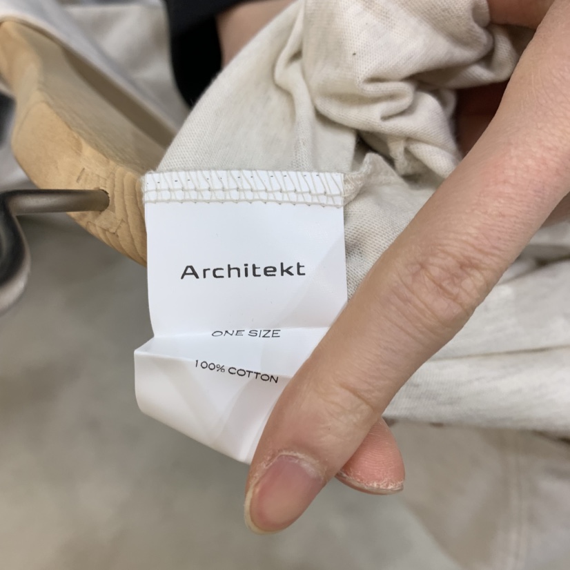 ARCHITEKT東大門代購女裝新款熱賣26春夏推薦職業長袖T恤ARCHITEKT長袖T恤