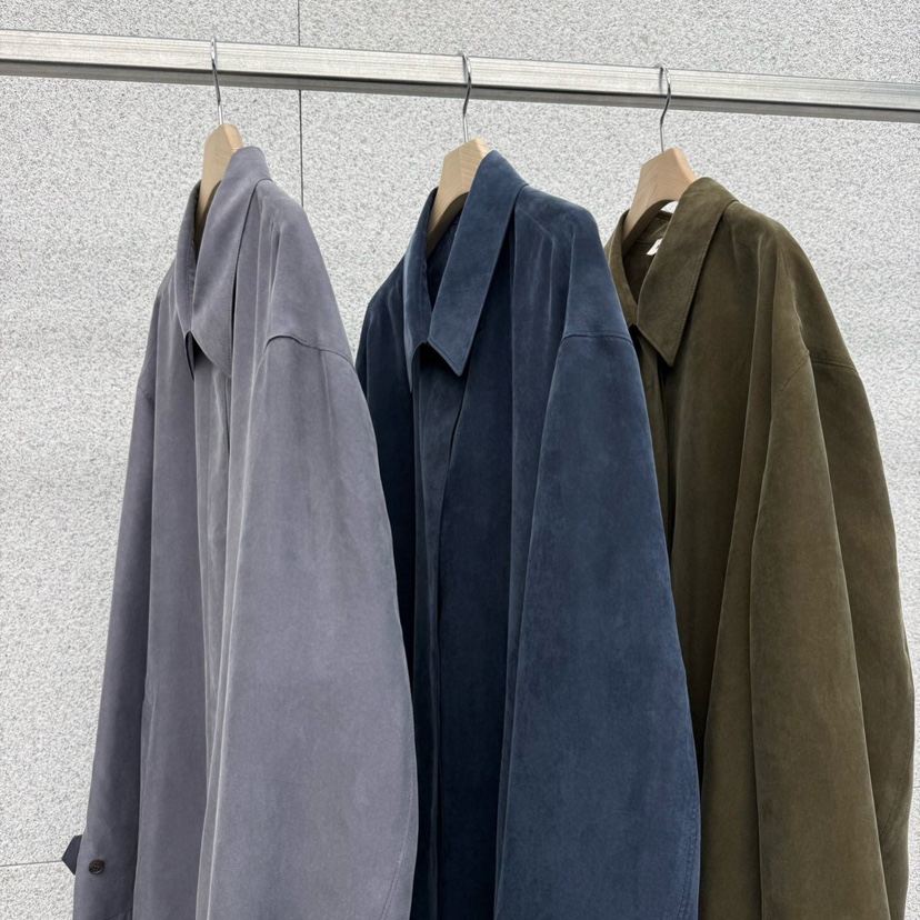 AT THE BAGEL東大門代購女裝新款休閑推薦人氣長款風衣AT THE BAGEL長款風衣