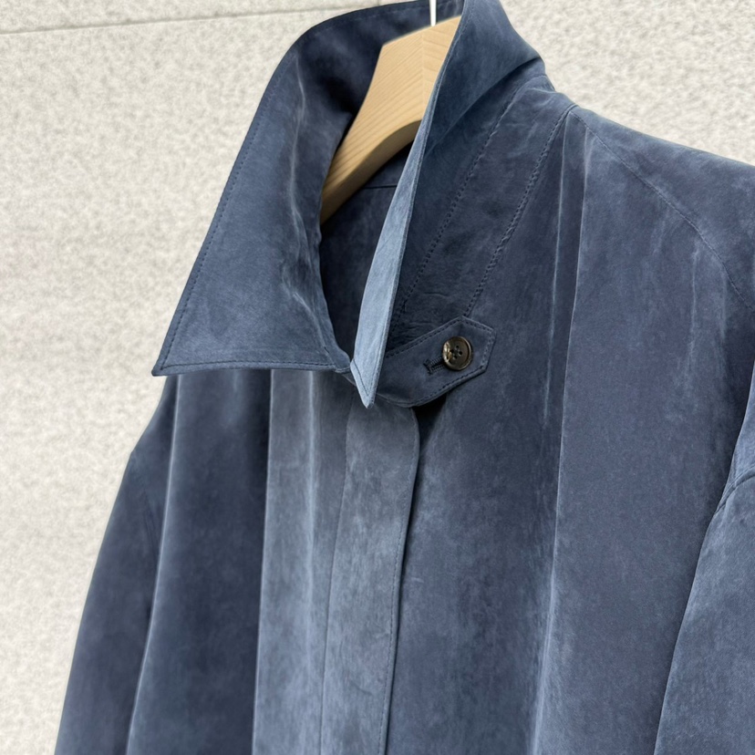 AT THE BAGEL東大門代購女裝新款休閑推薦人氣長款風衣AT THE BAGEL長款風衣