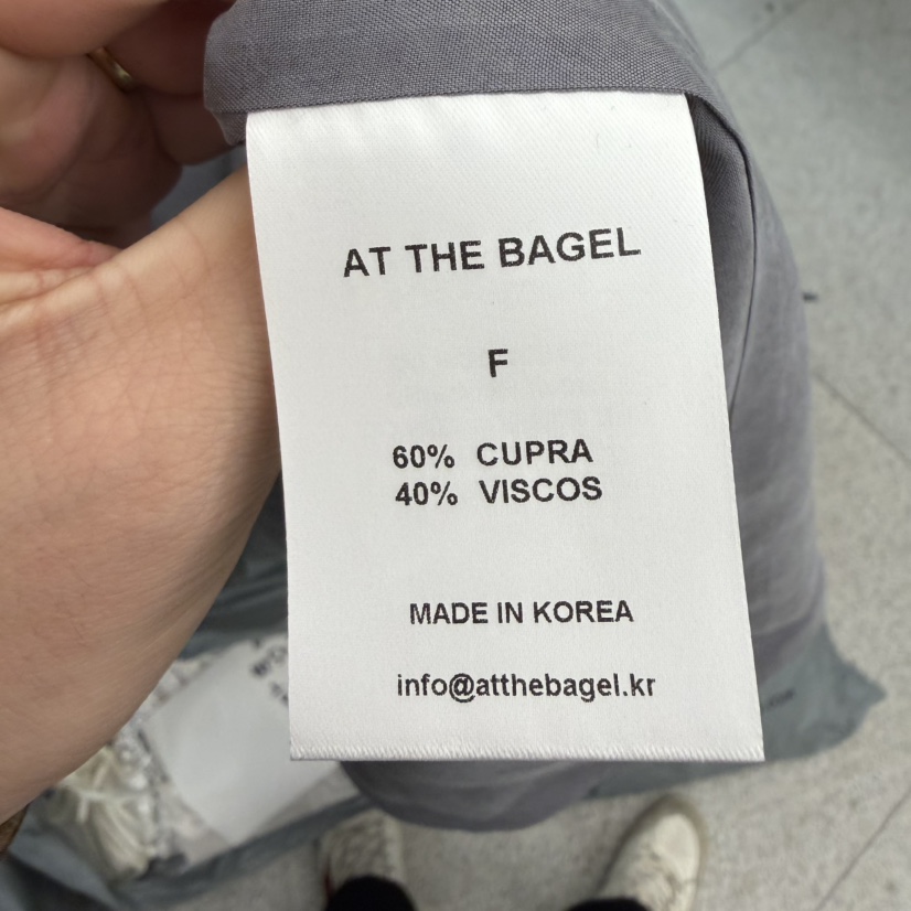 AT THE BAGEL東大門代購女裝新款休閑推薦人氣長款風衣AT THE BAGEL長款風衣