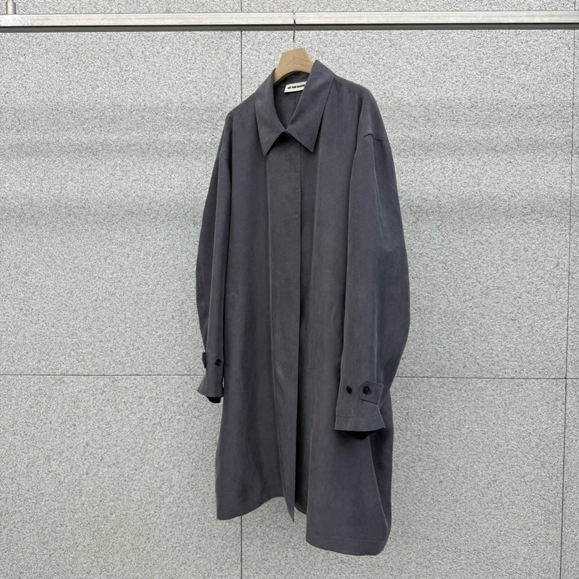 AT THE BAGEL東大門代購女裝新款休閑推薦人氣長款風衣AT THE BAGEL長款風衣圖色1