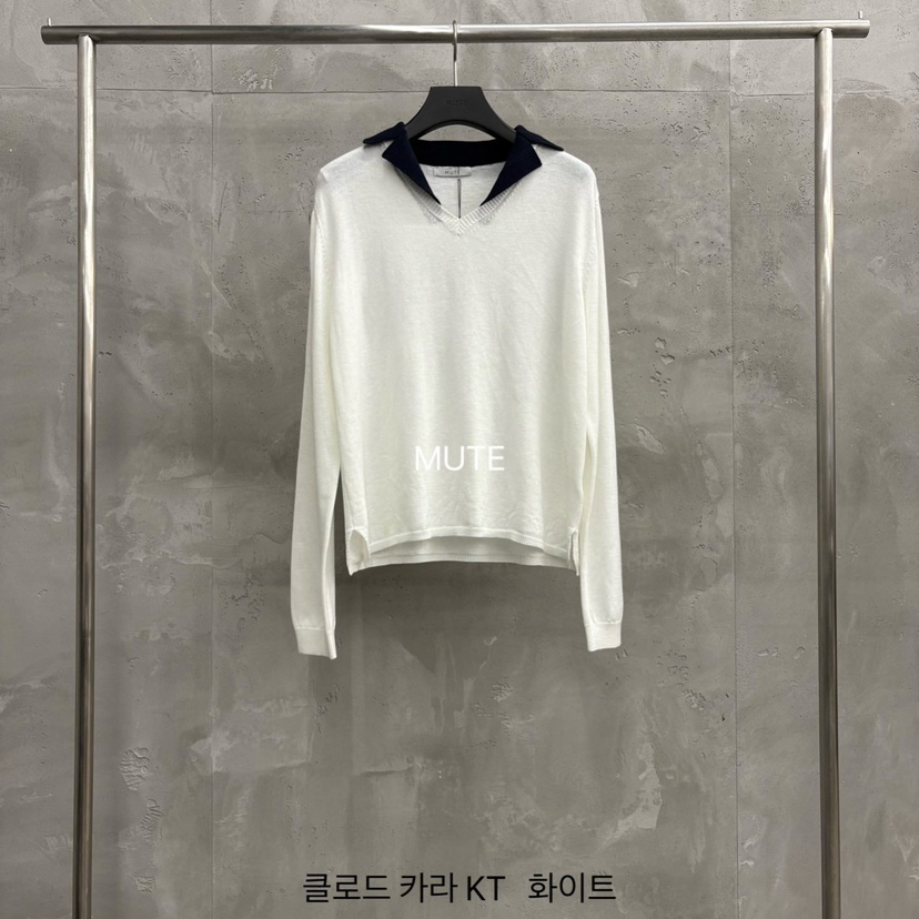 MUTE-P韓國代購女士新款休閑推薦人氣熱賣26春夏真品針織衫MUTE針織衫圖色1