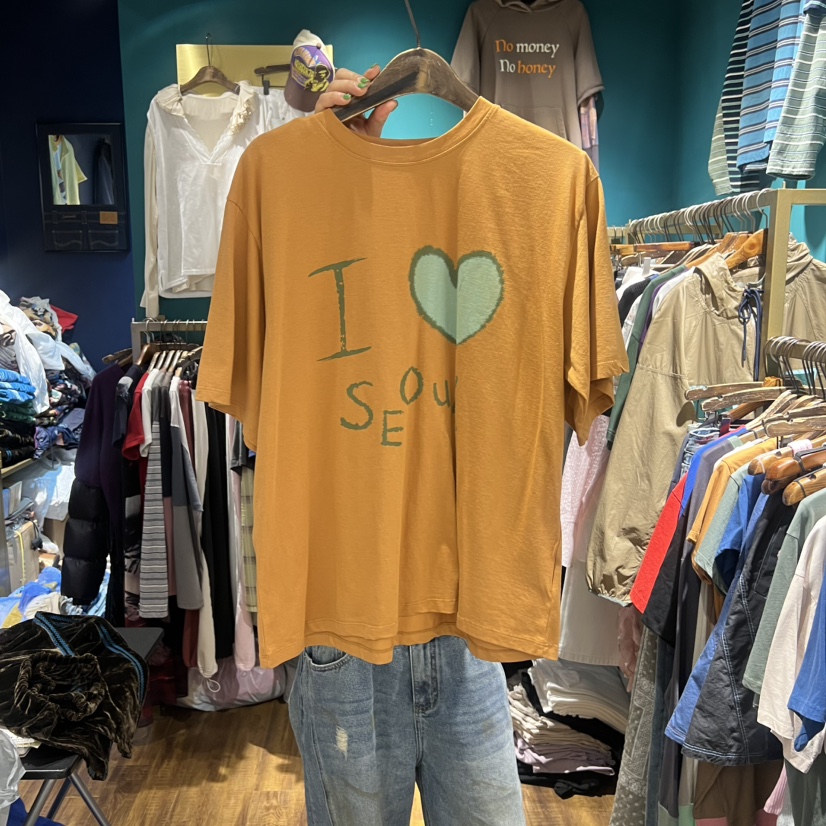 MERCI LINDA東大門代購女士新品人氣26春夏熱賣職業時尚T恤MERCI LINDAT恤圖色1