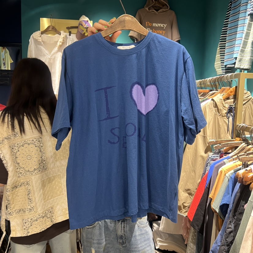 MERCI LINDA東大門代購女士新品人氣26春夏熱賣職業時尚T恤MERCI LINDAT恤圖色2