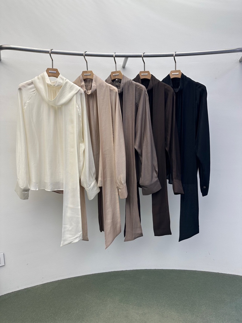 WIDA-P/RENEJ東大門直郵女裝新款真品襯衫蕾絲衫含圍巾WIDA-P/RENEJ襯衫/蕾絲衫