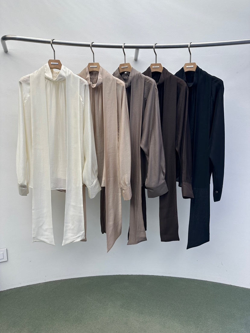 WIDA-P/RENEJ東大門直郵女裝新款真品襯衫蕾絲衫含圍巾WIDA-P/RENEJ襯衫/蕾絲衫