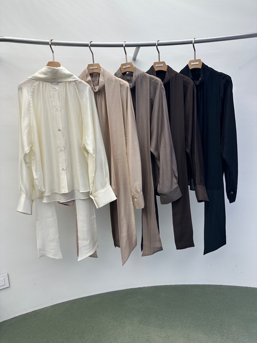 WIDA-P/RENEJ東大門直郵女裝新款真品襯衫蕾絲衫含圍巾WIDA-P/RENEJ襯衫/蕾絲衫