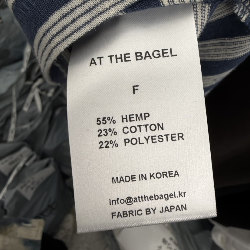 AT THE BAGEL東大門代購女士新品26春夏熱賣職業休閑T恤AT THE BAGELT恤