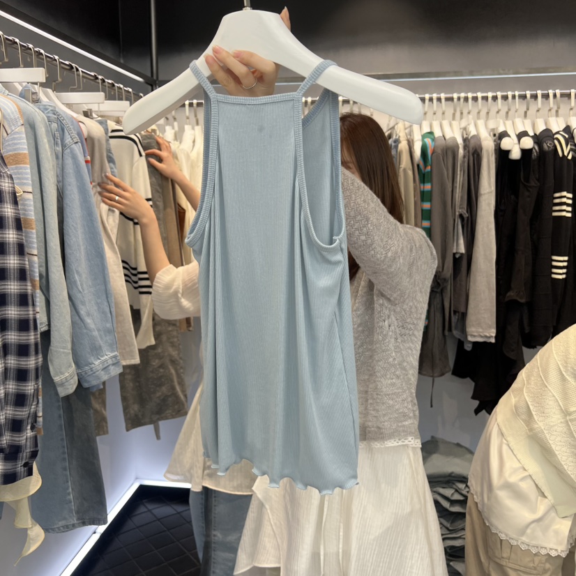 OUS/INCH-L東大門實拍女裝新品26春夏休閑時尚吊帶背心OUS/INCH吊帶/背心