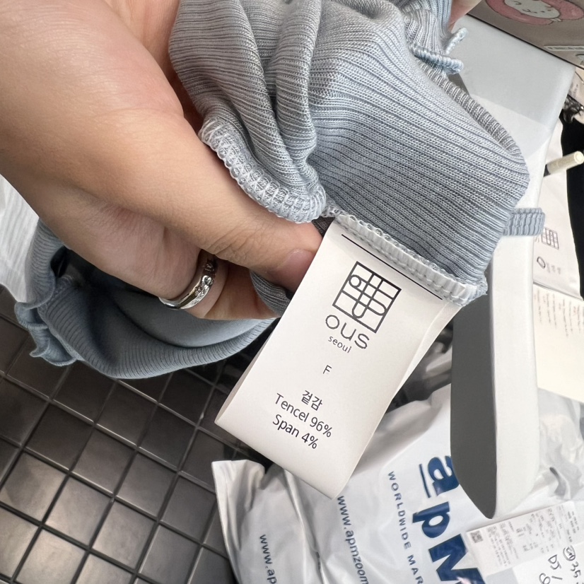 OUS/INCH-L東大門實拍女裝新品26春夏休閑時尚吊帶背心OUS/INCH吊帶/背心