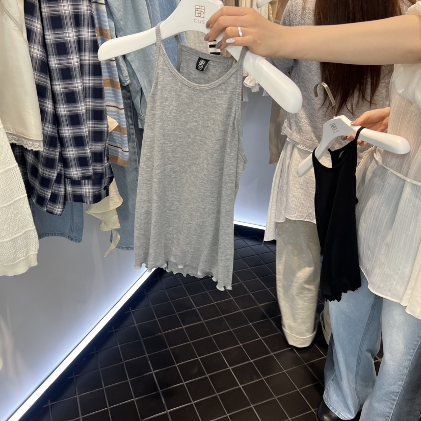 OUS/INCH-L東大門實拍女裝新品26春夏休閑時尚吊帶背心OUS/INCH吊帶/背心圖色2
