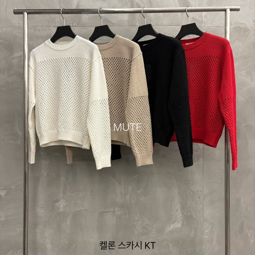 MUTE-P東大門代購女士新款休閑時尚真品人氣推薦26春夏針織衫MUTE針織衫