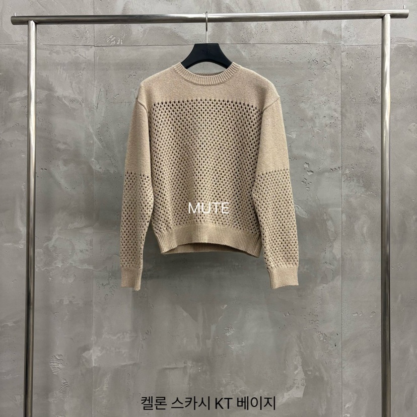 MUTE-P東大門代購女士新款休閑時尚真品人氣推薦26春夏針織衫MUTE針織衫圖色2