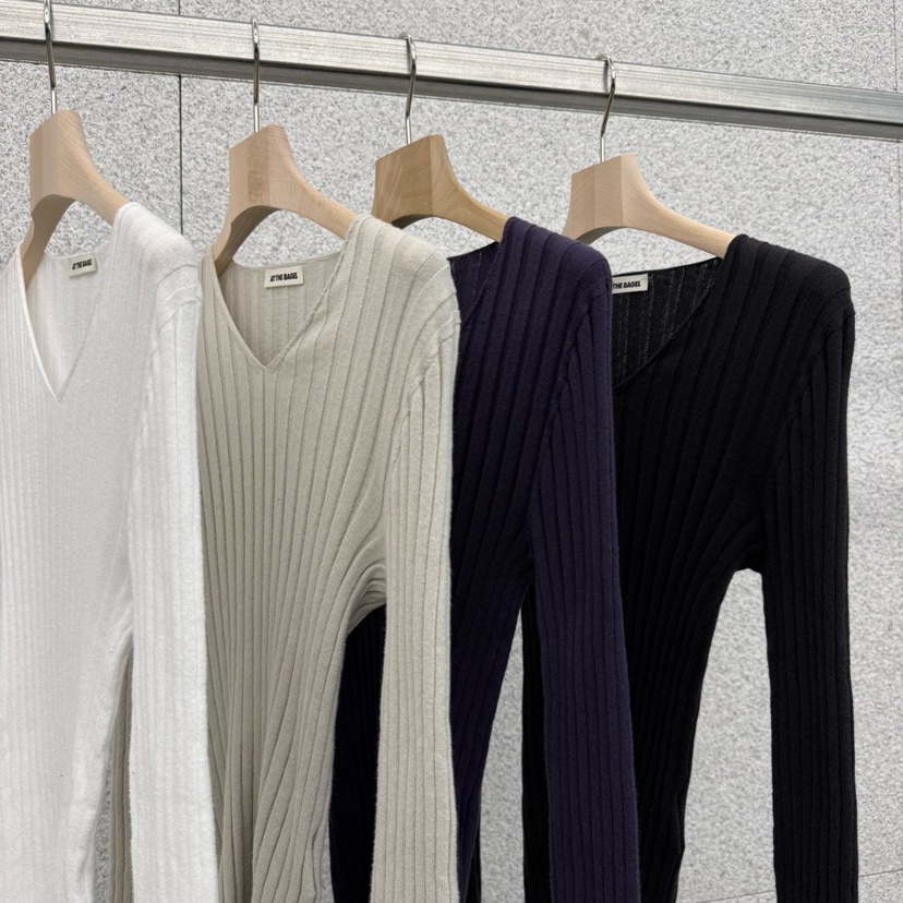 AT THE BAGEL東大門直郵女士新品時尚真品職業推薦針織衫AT THE BAGEL針織衫