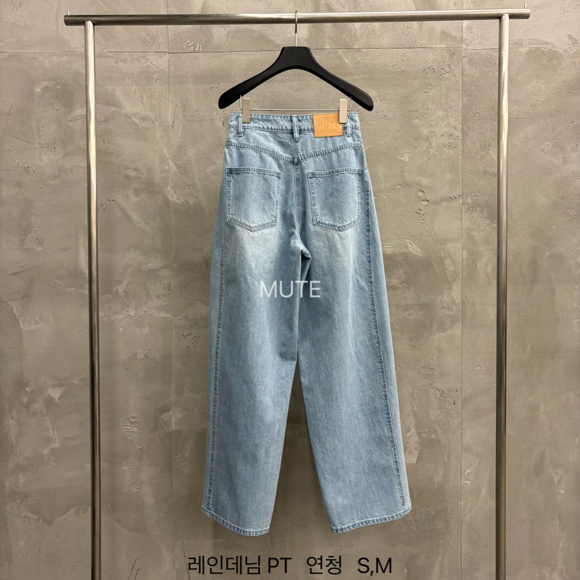 MUTE-P韓國代購女士新品人氣26春夏推薦職業真品熱賣牛仔褲MUTE牛仔褲