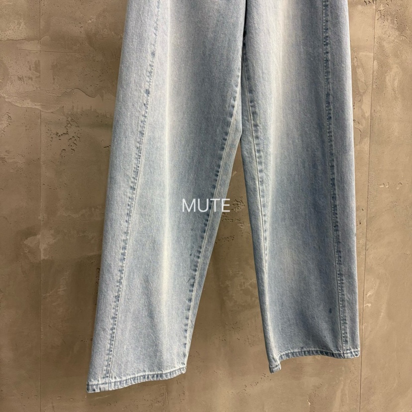 MUTE-P韓國代購女士新品人氣26春夏推薦職業真品熱賣牛仔褲MUTE牛仔褲