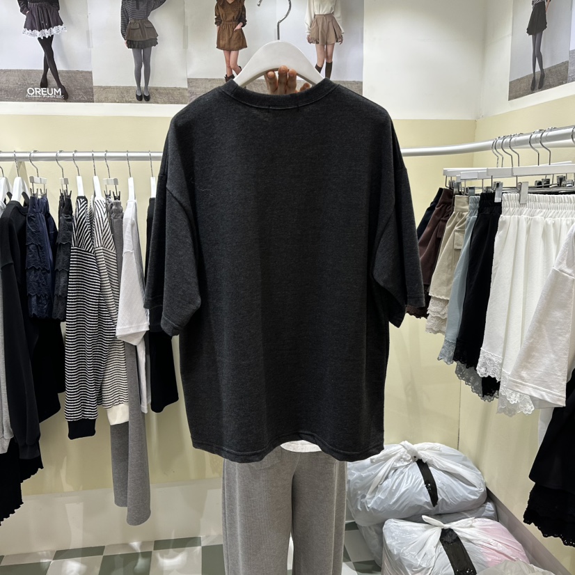OREUM韓國直郵女裝新款熱賣休閑人氣推薦真品時尚職業T恤OREUMT恤