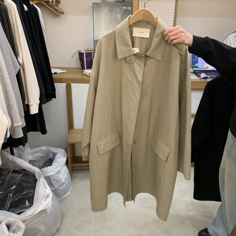 ARCHITEKT東大門實拍女裝新品人氣職業真品熱賣26春夏長款風衣ARCHITEKT長款風衣圖色1