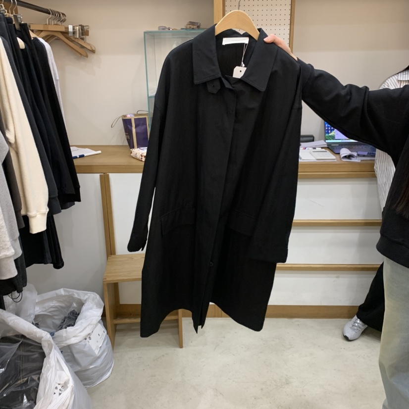 ARCHITEKT東大門實拍女裝新品人氣職業真品熱賣26春夏長款風衣ARCHITEKT長款風衣圖色2