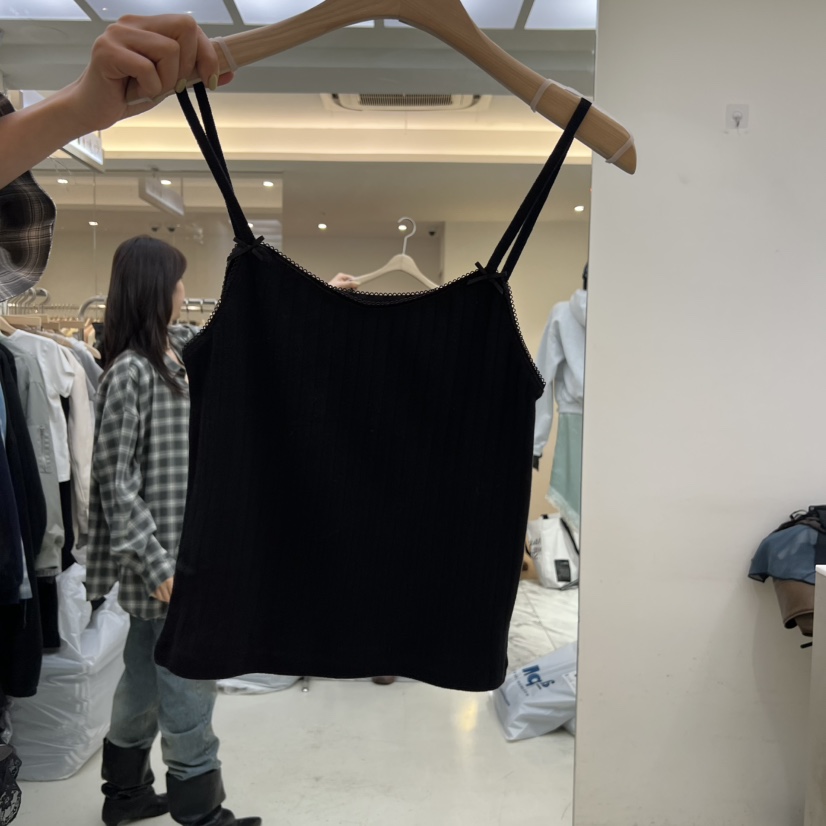 FLAUNT韓國代購女士新款26春夏真品職業推薦人氣吊帶背心FLAUNT吊帶/背心圖色3