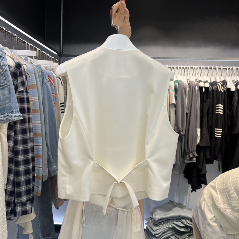 OUS/INCH-L韓國直郵女裝新品休閑真品人氣職業馬甲披肩OUS/INCH馬甲