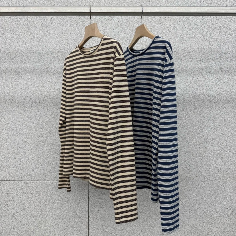 AT THE BAGEL東大門代購女裝新品推薦職業休閑熱賣長袖T恤AT THE BAGEL長袖T恤