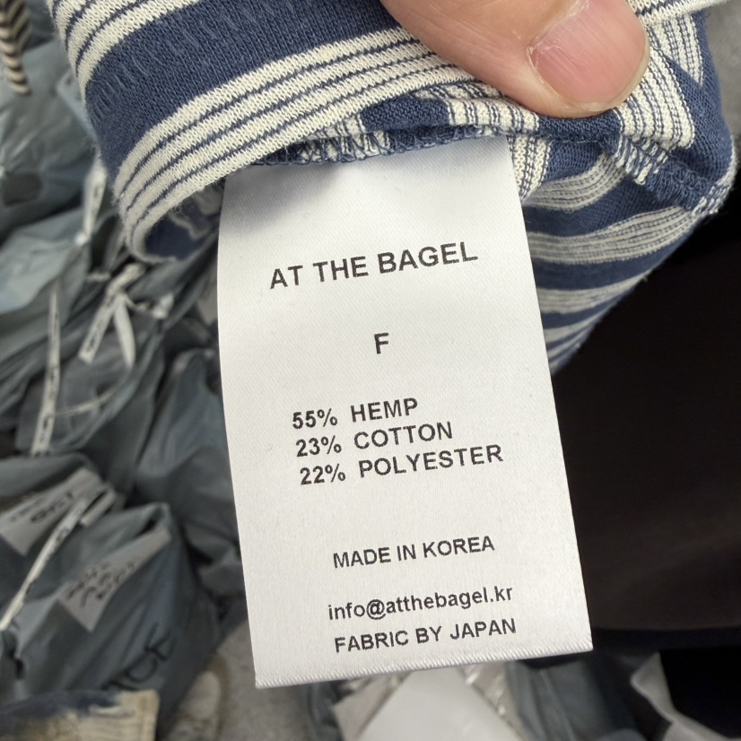 AT THE BAGEL東大門代購女裝新品推薦職業休閑熱賣長袖T恤AT THE BAGEL長袖T恤