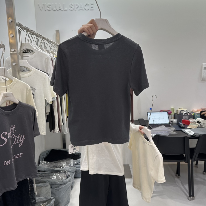 VISUAL SPACE/PAGE92/FLEISCHER韓國直郵女士新款推薦T恤VISUAL SPACE/PAGE92/FLEISCHERT恤