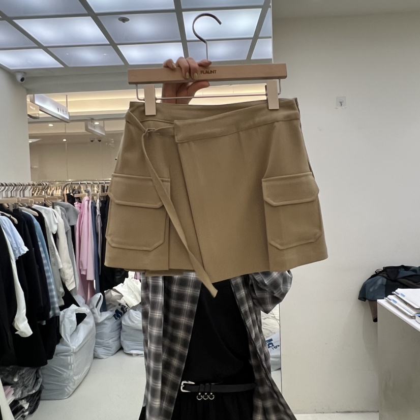 FLAUNT東大門代購女裝新品26春夏休閑真品人氣推薦裙褲腰帶FLAUNT裙褲圖色2