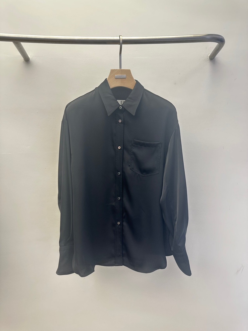 WIDA-P/RENEJ東大門實拍女裝新款時尚職業推薦襯衫蕾絲衫WIDA-P/RENEJ襯衫/蕾絲衫圖色4黑色