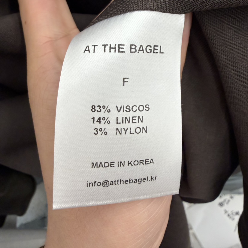 AT THE BAGEL東大門代購女裝新款休閑26春夏時尚熱賣夾克AT THE BAGEL夾克