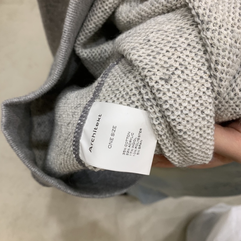 ARCHITEKT東大門代購女裝新款時尚職業熱賣26春夏休閑衛衣ARCHITEKT衛衣